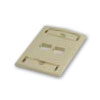 LE Flush-Mounted Faceplate - 2 Port