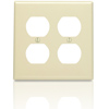 Nylon 2 Gang Double Receptacle Wallplate