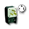 50Amp 250V Flush Mount Receptacle Matching Angle Plug