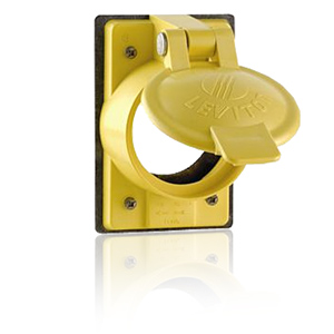 50 Amp Weatherproof Receptacle Cover with Lift Lid,