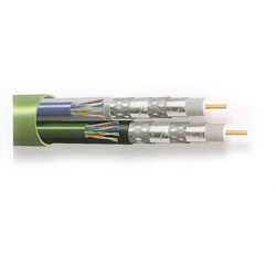 Belden Bundled Multimedia Cable - 2 RG6 / 2 Cat 5, 500'