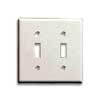 2-Gang Standard Size Residential Grade Toggle Switch