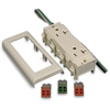 2400 Series 20A Duplex Receptacle Fitting, Fog White