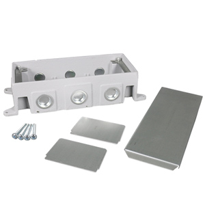Legrand - Wiremold OmniBox Series Three-Gang Cast Iron Floor Box