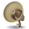 15-Watt Horn Loudspeaker with Rotary Selector Switch - 9