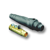 18 Series - Female Ball Nose Double Set Screw Plug Connector and Insulator 400 Amp Max.