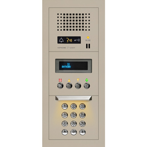 1x3 Modular Audio Entrance Station with Digital Directory
