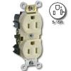 Narrow Body Duplex Receptacle