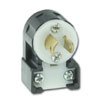 15Amp, 125V, Non-Grounding, 2-Pole, 2-Wire, MiniLock Locking Angle Plug