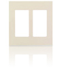 2-Gang Decora Plus Screwless Wallplate