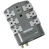 MMS Series 6-Rotating Outlet Surge Suppressor with Coax and Phone Line Protection
