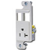NETSELECT JLOAD Standard Multimedia 15A/125V  Unloaded Outlet, Tamper Resistant