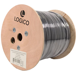Cat6 Shielded Ethernet Cable Outdoor Direct Burial PE 23AWG Pure Copper