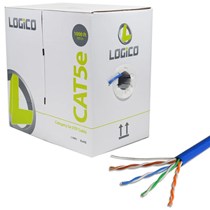 CAT5e 24AWG 4 Pair Solid Wire 1000ft
