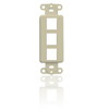 QuickPort Decora Multimedia Insert - 3 Port