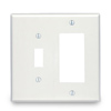 Midway Size Smooth Plastic Wallplates