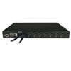 Switched, Metered Power Distribution Unit with ATS - 20 Amp