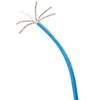 TX6000 Enhanced Cat 6 UTP Riser Copper Cable, 1000',Blue