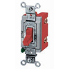 Extra Heavy Duty Industrial Series 20A 120V 3-Way Pilot Light AC Switch, Red