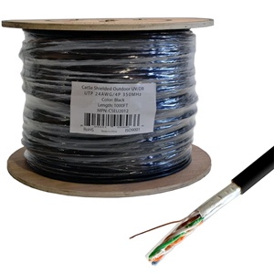 Cat5e STP/FTP Outdoor Shielded Network UV Direct Burial 1000ft Cable