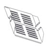 Double-Sided Vented Low Profile Shelf