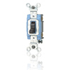 Double-Pole Toggle Back and Side Wired 120/277V AC Quiet Switch