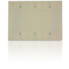 3-Gang Midsize Blank Box Mount Wallplate