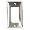 Styleline/Rectangular Standard Size 1-Gang Satin Stainless Wallplate