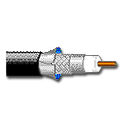 18 AWG Solid Bare Copper  RG6 Coaxial Cable, 1000'