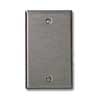 Metal Blank Plate 1-Gang - Box Mount