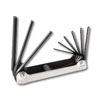 Nine-Key Inch Folding Hex-Key Set