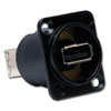 Pro-AV USB A to B Reversible Connection, Feed-Thru (Package of 10)