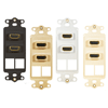 Decorex Insert 2-Port and HDMI for High Definition A/V