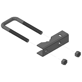 OnTrac Wire Mesh Cable Tray Pedestal Clamp Bracket
