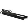 Rack Mount Plug-In Outlet Center with Digital Ammeter with Six 15 Amp Rear Outlets