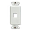 1-Port Decorator Outlet Strap
