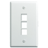 1-Gang, 3-Port Wall Plate