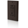 SmartlockPro Slim Ground Fault Circuit Interrupter (GFCI), Brown
