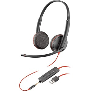Blackwire 3325 Microsoft USB-A Binaural Headset