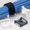 Tak-Ty Hook and Loop Cable Tie Mounts - Screw Applied (Pkg of 100)