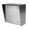 Stainless Steel Surface Box 5x5 with Blank Aluminum Panel
