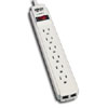 6 AC Outlet General Purpose Surge, Spike and Line Noise Suppressor with Modem/Fax Protection
