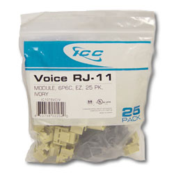 Voice Modular Connectors (Package of 25)