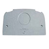 Fire-Rated Poke-Through and Above-Floor Service Fittings - Aluminum Face Plate with Knock Out (KO)