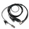 Platinum Series GHOST 3-Wire Surveillance Kit with Barrel PTT and 3.5mm Jack