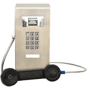 VoIP-Sip Vandal Resistant Mini Stainless Steel Wall Telephone