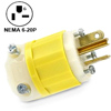 20Amp 250V 2-Pole, 3-Wire Industrial Grade Plug
