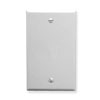 Single Gang Blank Faceplate (Package of 5)