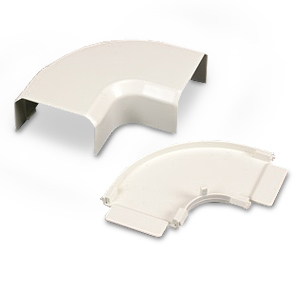 Wiremold 811 90Â° Flat Elbow / 800 Series Raceway, PVC, Ivory 