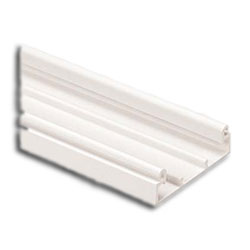 Cable Hider - Panduit LD10 Surface Raceway - White - 8 FT - 20